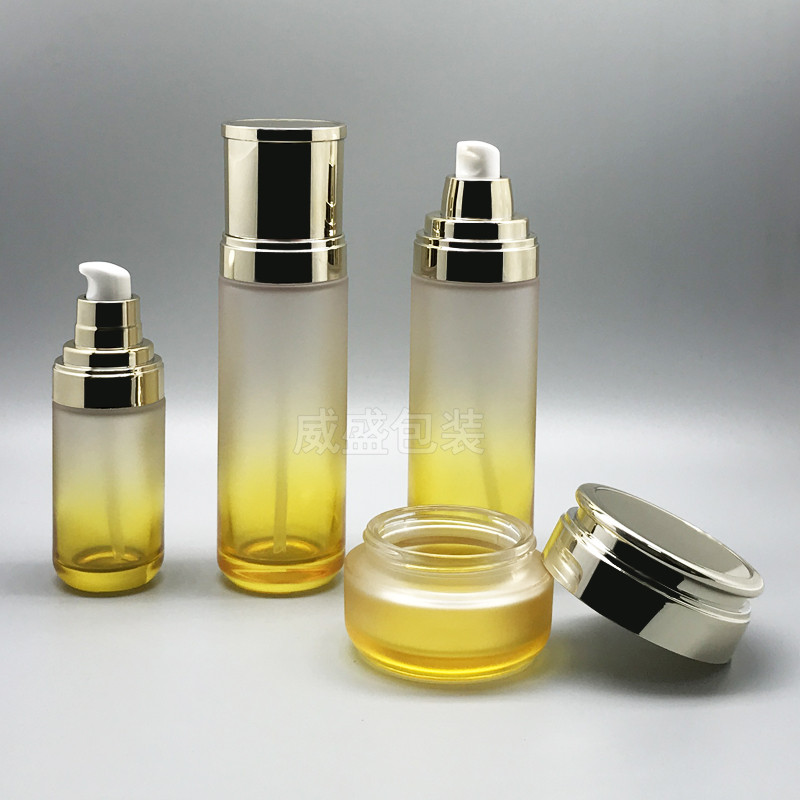 新款化妆品玻璃瓶定制 面霜瓶子批发 威盛包装(图2)